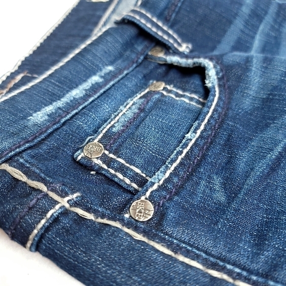 BKE Women's 38 x 33.5 Drew Bootcut Stretch Cotton Blend Style# BK14139L Jeans - Picture 3 of 14